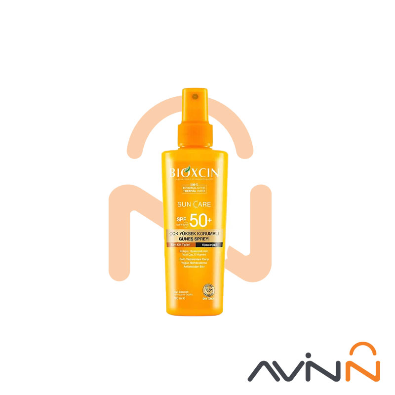 اسپری ضد آفتاب +SPF50 بیوکسین 200 میل