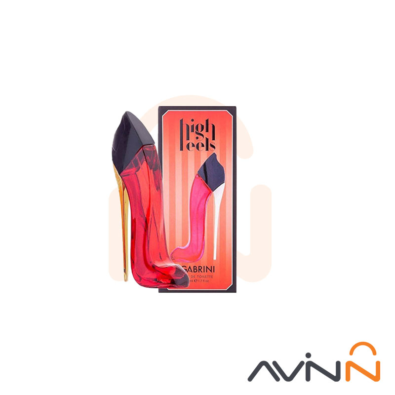 ادکلن گابرینی زنانه مدل هیلز High Heels قرمز 50 میل
